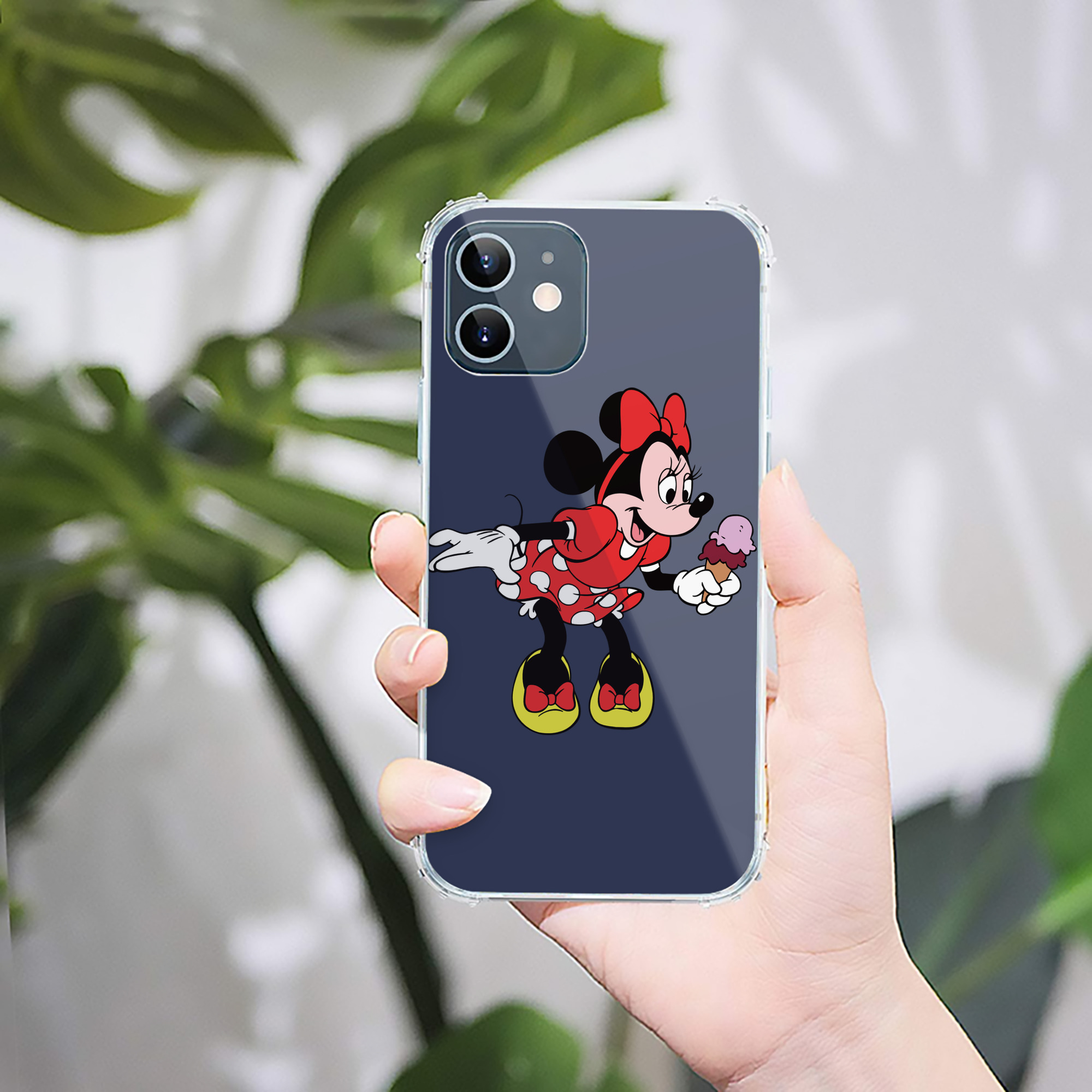 ミッキーマウス Mickey Mouse 【iPhone 12シリーズ対応】透明スマホケース（クリアソフトケース）
